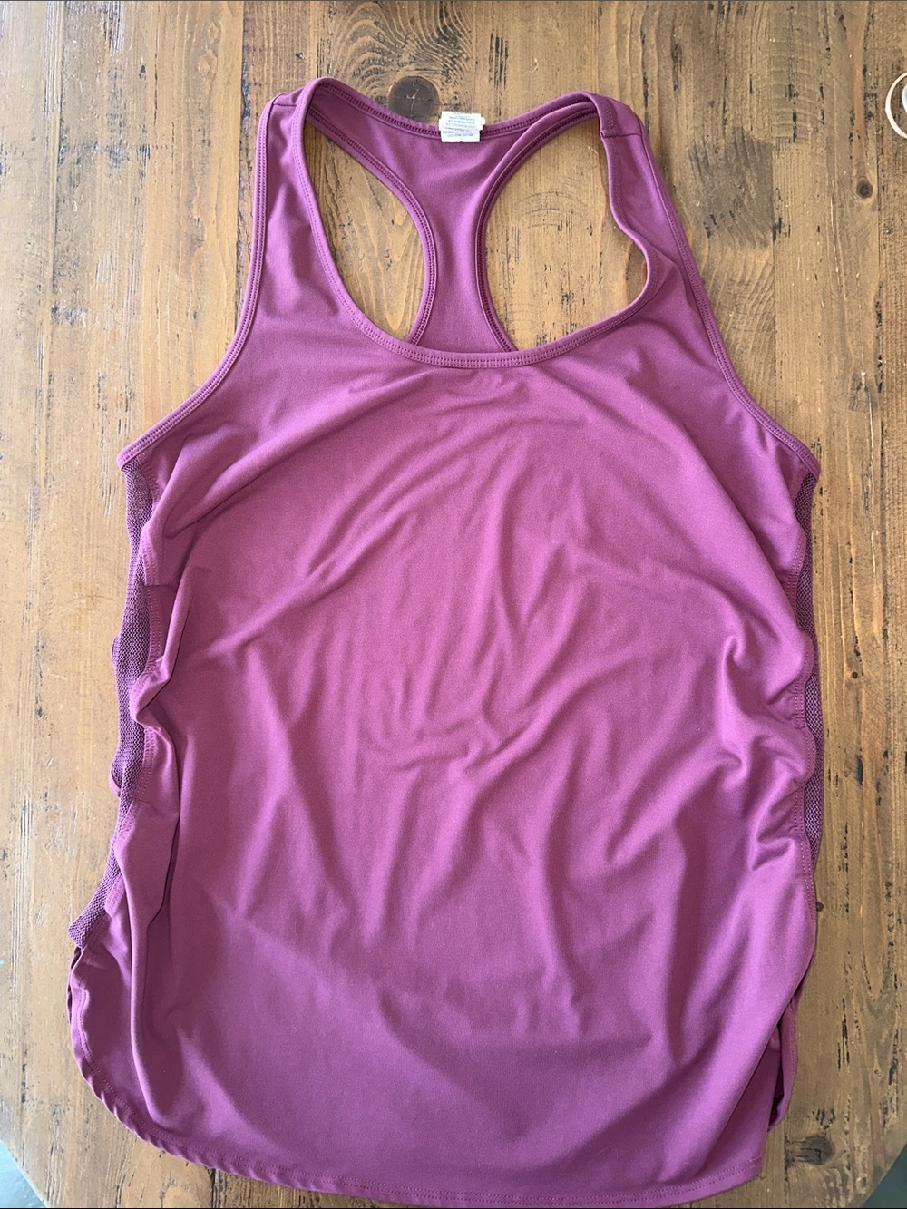 FABLETICS Purple Racerback Athletic Tank Top, Large